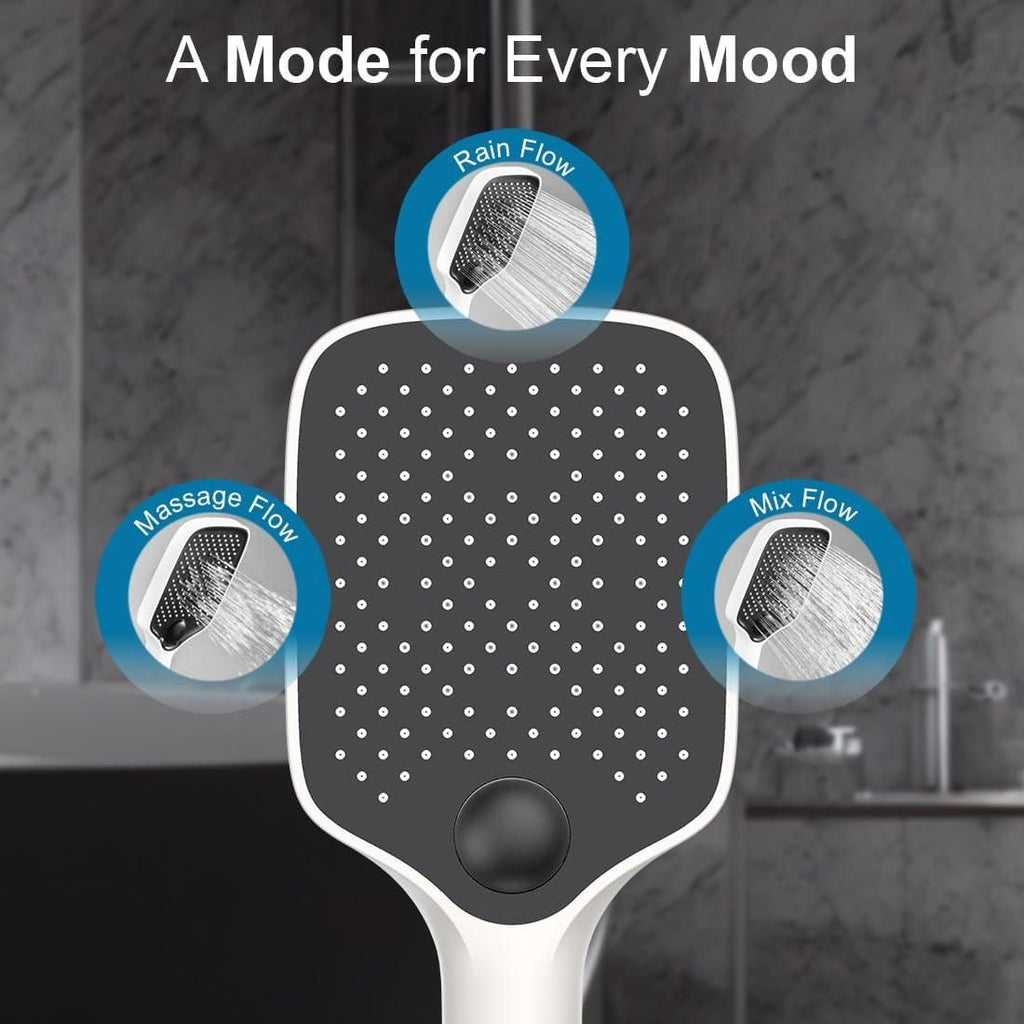 Square Hand Shower for Bathroom Without Hose Pipe